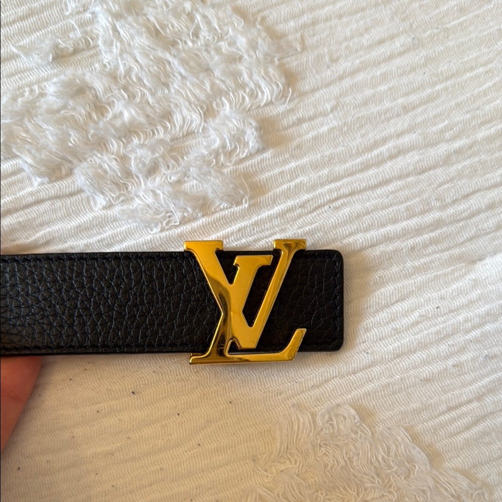 Louis Vuitton Double Sided Leather Black/Brown Belt - Picture 7 of 8